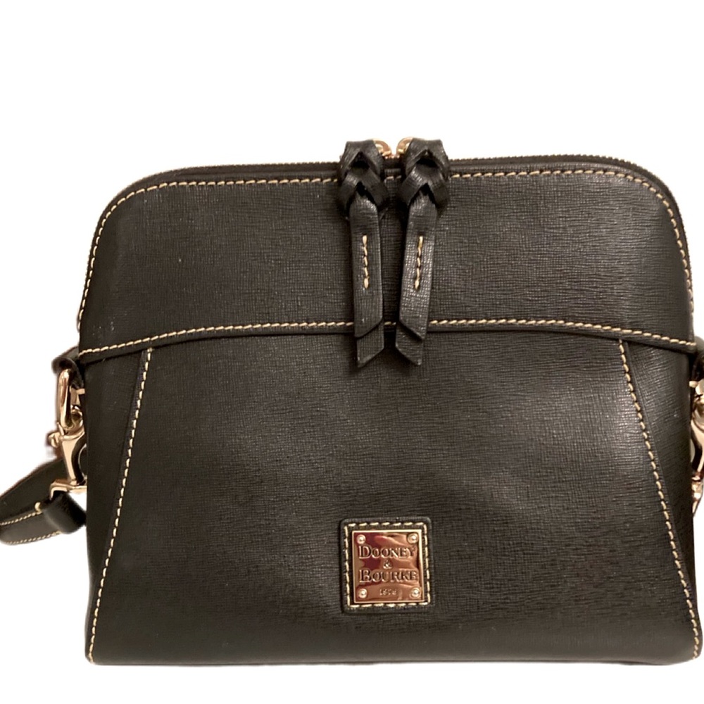 Saffiano leather crossbody